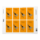 Etiketten Stickers Bookplate Ants in Pants (Full Sheet)