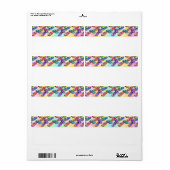 ETIKETTEN - TEENSLIPPERS voor kunststijl Pop (Full Sheet)