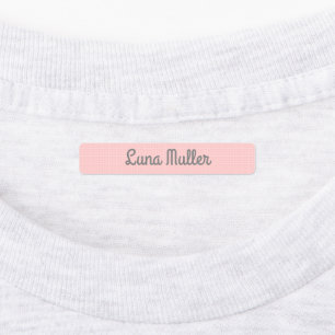 Etiketten Thermocolli Feuille Ecole Rose Labels