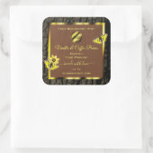 Etiketten van bruine houtkorrel - Bark - Product V (Tas)