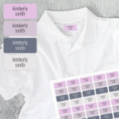 Etiketten van de Boho Girl School Name Labels
