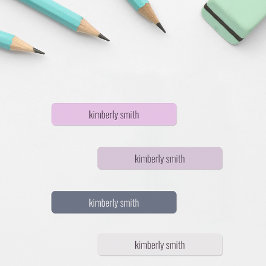 Etiketten van de Boho Girl School Name Labels