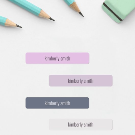 Etiketten van de Boho Girl School Name Labels