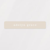 Etiketten van de naam Boho Pink Girl Labels (Design 2)