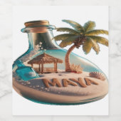 Etiketten van de spuitfles (Enkel label)