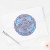 Etiketten van Florence - Lichtblauw Roos (Envelop)