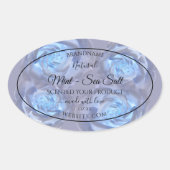 Etiketten van Florence - Lichtblauw Roos (Voorkant)