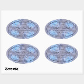 Etiketten van Florence - Lichtblauw Roos (Vel)