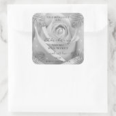 Etiketten van Florence - Zilvergrijze Roos - Palmb (Tas)