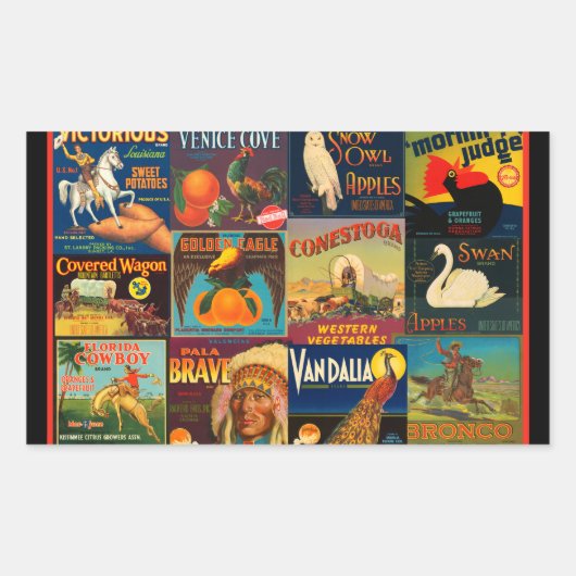 Etiketten van fruitkisten (Voorkant)