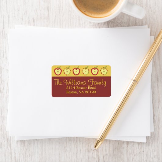 Etiketten van herfstappels (Insitu)