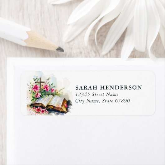 Etiketten van het Adres van de Bijbel (Insitu)