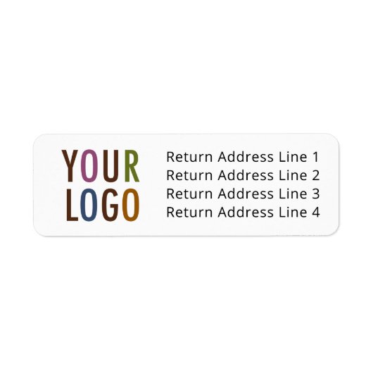 Etiketten van het Adres van de terugkeer van de do (Voorkant)