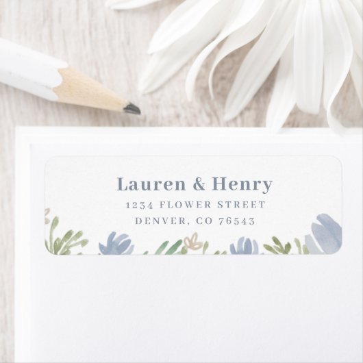 Etiketten van het het Adres van de Floral van de l (Insitu)