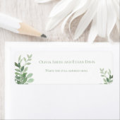 Etiketten van het Olijfolie-retouradres (Insitu)