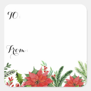 Etiketten van kerst stickers.