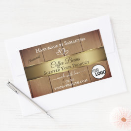 Etiketten van natuurhartige houtkorrels Gold Decor