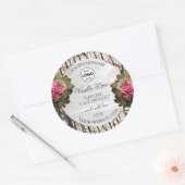 Etiketten van natuurlijke bomen Bark White Wood Pr (Envelop)