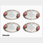 Etiketten van natuurlijke bomen Bark White Wood Pr (Vel)