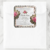 Etiketten van natuurlijke boomschors Witte houtkor (Tas)