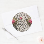 Etiketten van natuurlijke boomschors Witte houtkor (Envelop)