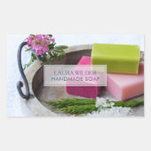 Etiketten van natuurlijke organische handgemaakte  (Voorkant)