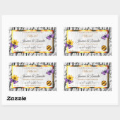 Etiketten van witte houtkorrel - Bark - Product to (Vel)