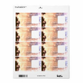 ETIKETTEN VERZENDING COOL ECO STYLE DESIGN (Full Sheet)