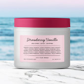 Etiketten voor aangepaste kleurscript voor ingredi labels