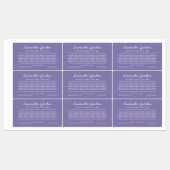 Etiketten voor aangepaste kleurscript voor ingredi labels (Vel)