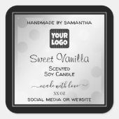 Etiketten voor aangepaste Logo-productverpakking S (Voorkant)