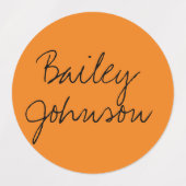 Etiketten voor aangepaste namen labels (Design 2)