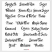 Etiketten voor aangepaste panteropslagkoolstofhoud sticker (Vel)