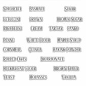 Etiketten voor aangepaste panteropslagkoolstofhoud sticker (Voorkant)