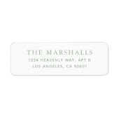 Etiketten voor aangepaste retouradressen (Voorkant)