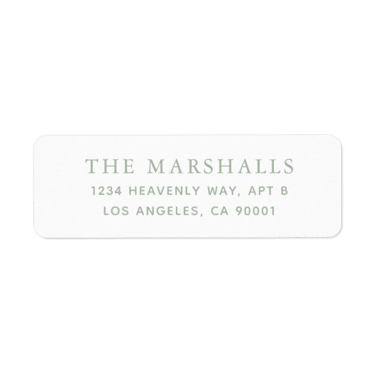 Etiketten voor aangepaste retouradressen (Voorkant)