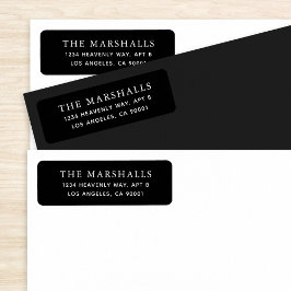 Etiketten voor aangepaste retouradressen