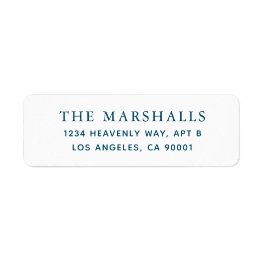 Etiketten voor aangepaste retouradressen (Voorkant)