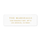 Etiketten voor aangepaste retouradressen (Voorkant)