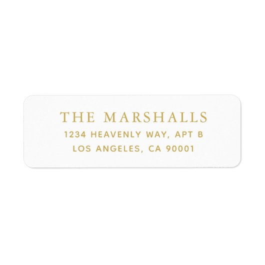 Etiketten voor aangepaste retouradressen (Voorkant)