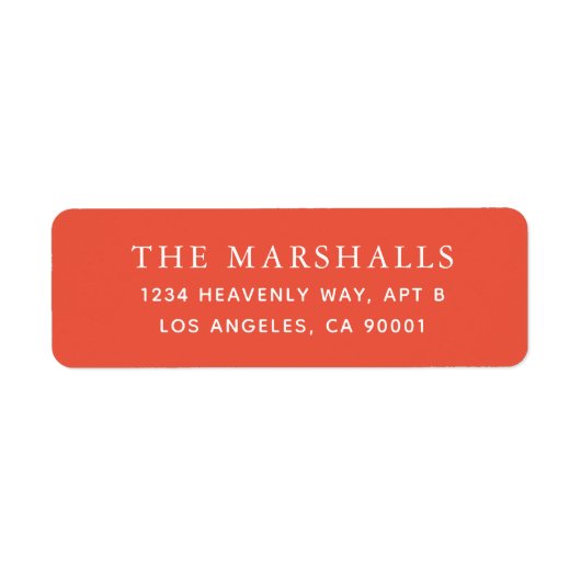 Etiketten voor aangepaste retouradressen (Voorkant)