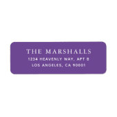 Etiketten voor aangepaste retouradressen (Voorkant)