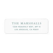 Etiketten voor aangepaste retouradressen (Voorkant)