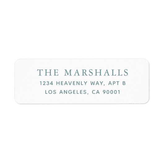 Etiketten voor aangepaste retouradressen (Voorkant)