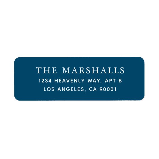 Etiketten voor aangepaste retouradressen (Voorkant)