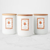 Etiketten voor aangepaste retro-Sinaasappels (Flessen)