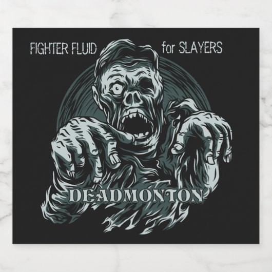 Etiketten voor aangepaste tekstDEADMONTON (Enkel label)