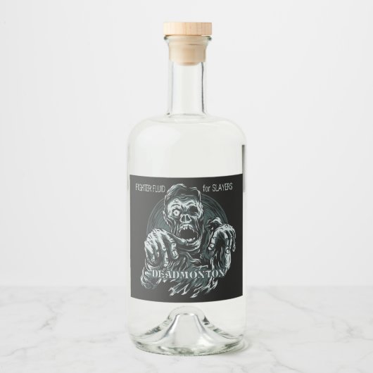 Etiketten voor aangepaste tekstDEADMONTON (Voorkant)