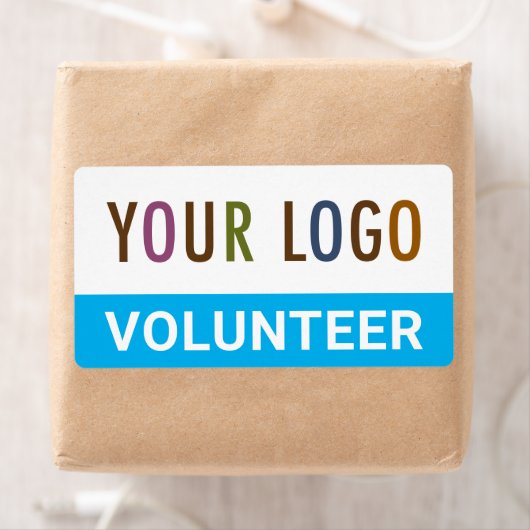 Etiketten voor aangepaste vrijwilligers met Logo b (Insitu)