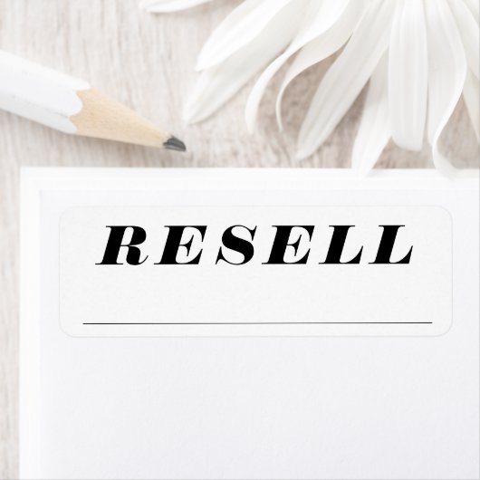 Etiketten voor aangepaste wederverkoop door thuiso (Insitu)